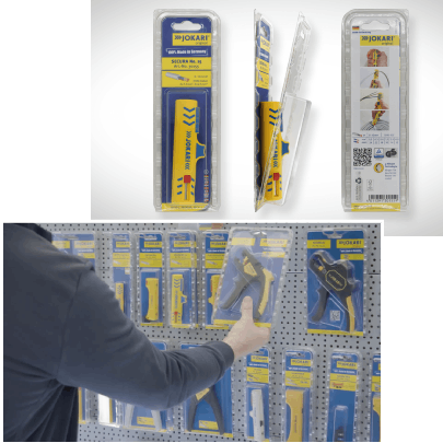 Umweltschutz durch Recycling: Umstellung sämtlicher Blisterverpackungen auf 100% Rezyclat aus PET-Flaschen.